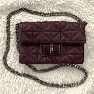 MNG Crossbody Silver Chain